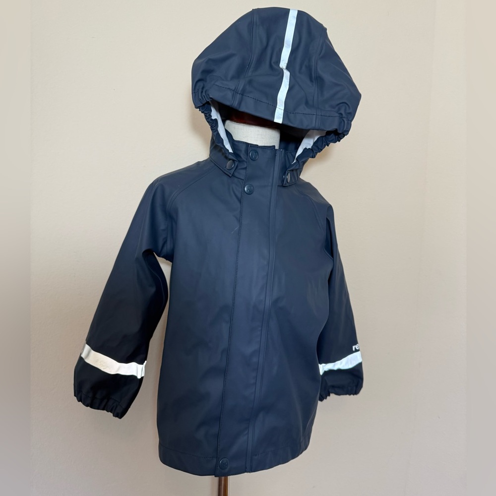 Reima Lampi Raincoat Removable Hood Kid Size 104cm 4T